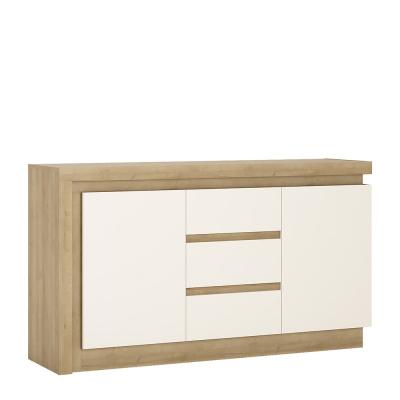 2 door 3 drawer sideboard (inc LED lighting)